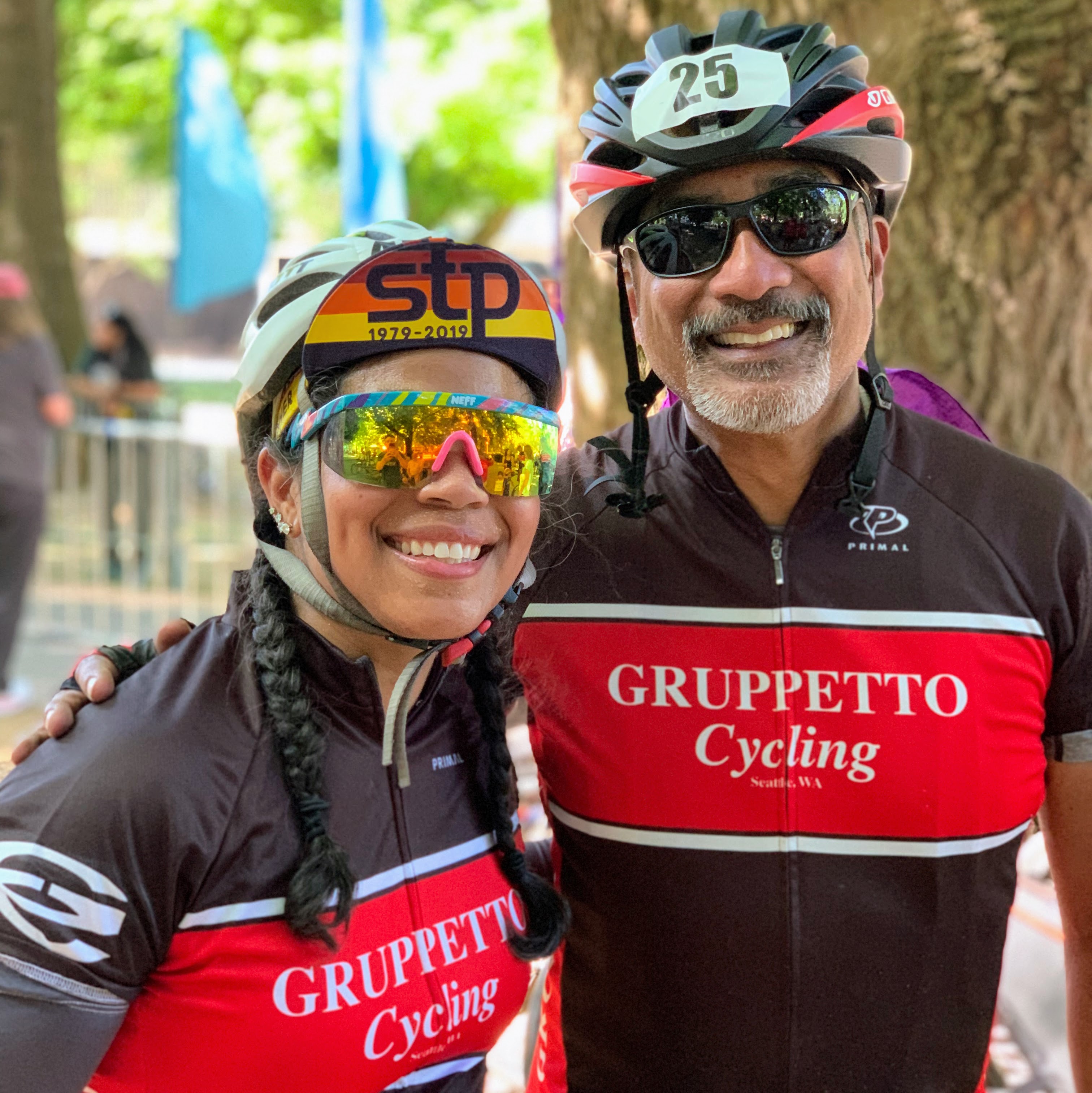 Gruppetto at the finish of STP 2023